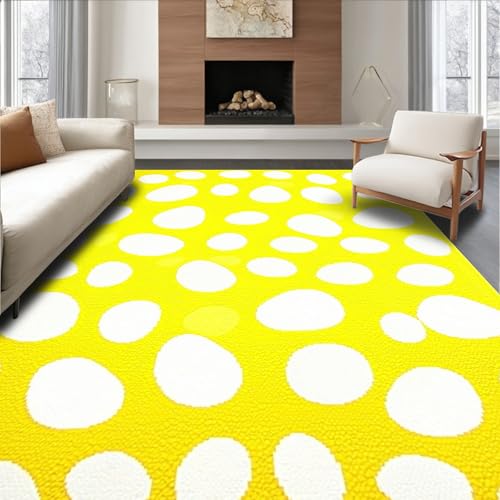 ODIKA Flatwoven High Traffic Area Rug 8x10, Delightful Minimalist Egg