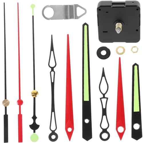 KONTONTY 1 セット 時計の動き 時計キットモーター交換 付き時計機構 機構補修部品 掛け時計の仕組み 自分でできる時計キット 時計のムーブメントの部品 クォーツ時計の仕組み サイレントクロ