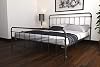 DHP Winston Metal Bed Frame, Multifunctional Piece with Adjustable Heights for Under Bed Storage, Black - King DHP Winston Metal Bed Frame, Multifunctional Piece with Adjustable Heights for Under Bed Storage, Black - King