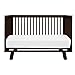 Babyletto Hudson 3-in-1 Convertible Crib with Toddler Bed Conversion Kit in Espresso, Greenguard Gold Certified