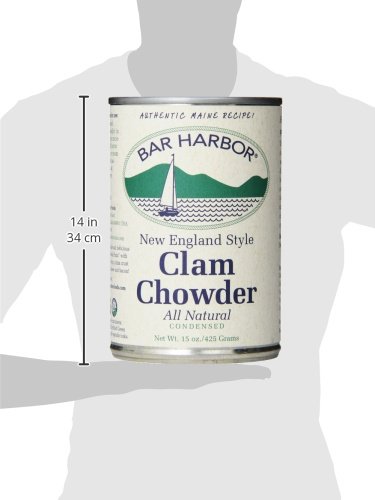 Bar Harbor New England Clam Chowder - Premium Seafood Delight, Gluten-Free, Authentic New England Flavor - Ideal for Hearty Meals - 15 oz Can (Pack of 6) - Thumbnail 7