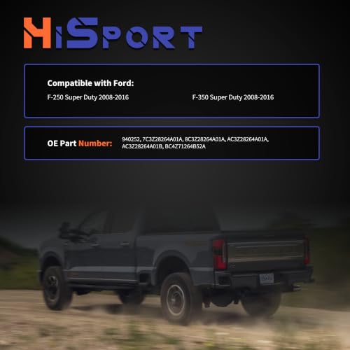 Image of HiSport AC3Z28264A01B Door Lock Latch Rear Left - Compatible with Ford F-250 Super Duty 2008-2016 F-350 Super Duty 2008-2016 - Replacement for AC3Z28264A01B