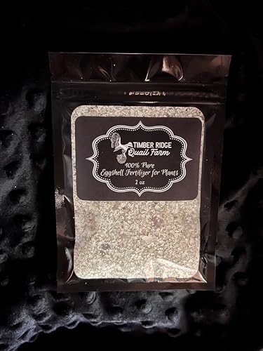 Eggshell Fertilizer Powder, 2 Ounce, for Tomato Plants, Orchids, Calcium Magnesium Phosphorus Powder for Indoor and Outdoor Flowers and Plants