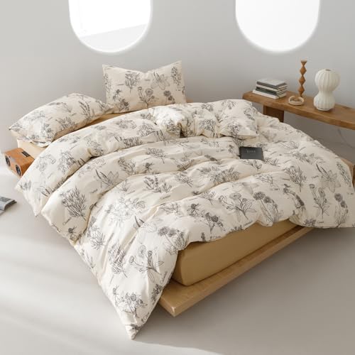 Housse de couette 100% coton certifié motif floral - 3