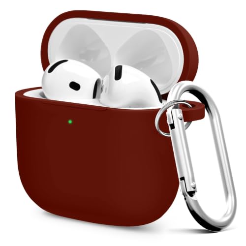 Premium Protective Case for AirPods 5 and 4 Generation,Burgundy