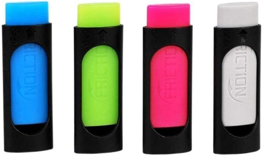 4Pcs Ink Rubber for Erasable Pen Stationery Office School Supply Gift Eraser Dedicated Pen for Gel Color Erasers