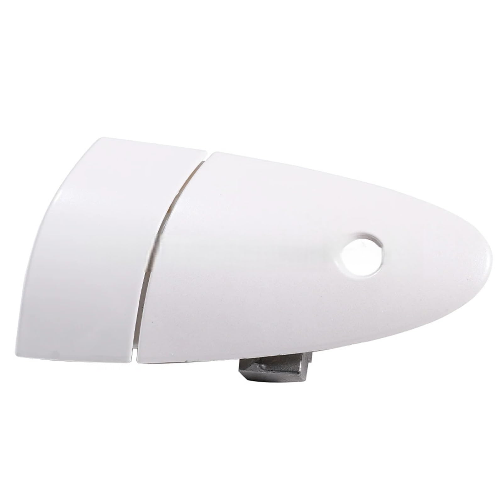 Jeiuvrao Wiite With Hold L Red/Black/White Car Exterior Door Handle Left Right With/Without Key Hole(Wiite With Hold L)