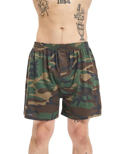 Brandit Boxer Shorts, Farbe: Woodland, Größe: XXL