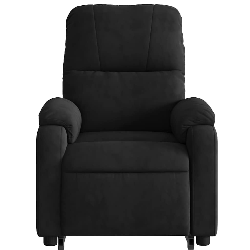 Sillón de relax con ayuda eléctrica para levantarse, tejido de microfibra, respaldo ajustable de 135 grados, bolsillo lateral y para personas de hasta 110 kg