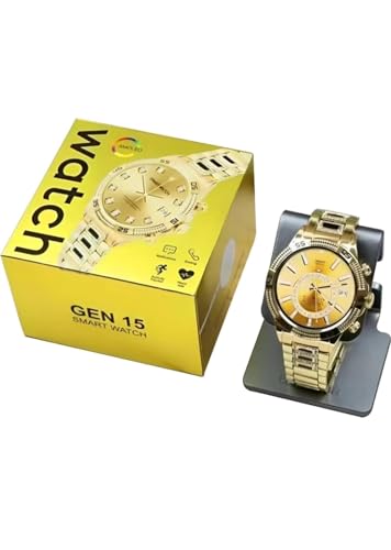 Gen-15-Smart-Watch-Diamod-BeltTouchscreen-Display-with-Call-Notification-and-with-Step-Counter-Gold-Edition-Wireless-Charger