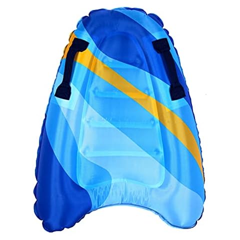 EFINNY Outdoor Inflatable Surfboard, Inflatable Surf Board With Handrails, Sea Surfing Board for Kids, Swim Float Board Inflatable Pool Float Surfboard Cover
