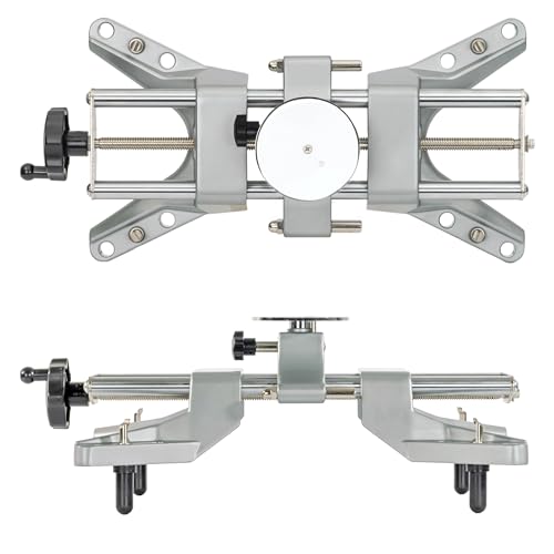 Zackman Scientific AutoSolo Universal Wheel Clamp & Magnetic Adapter for Precise Camber Caster Gauges - Essential Wheel Alignment Kit Accessory - Fits 11-25" Rims