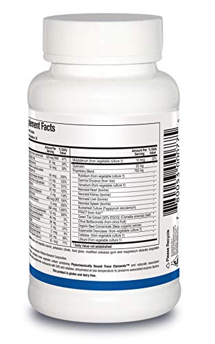 Biotics Research Bio Trophic Plus Food Form Comprehensive Multivitamin Mineral, Glandular Support, Organic Beet Concentrate, Citrus Bioflavonoids, Sod, Catalase. 90 Tabs #TOP1