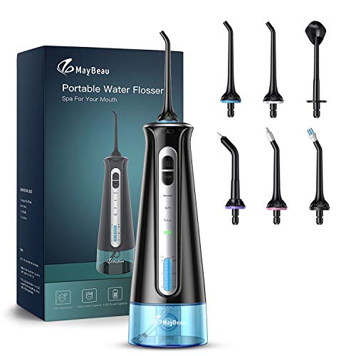 Water Flosser BESTOPE Cordless Dental Irrigator for Teeth Portable Teeth Cleaner for Home
