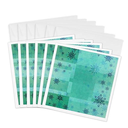 3dRose gc_38557_1 6 x 6C`u΂̐`NX}X - zf[A[gvO[eBOJ[hi6pbNj