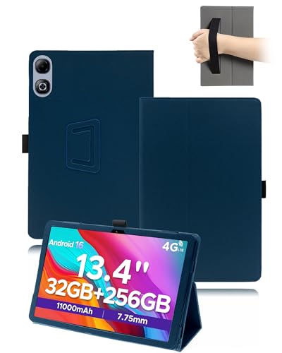 Protection DOOGEE TAB G6 MAX 13.4 coque antichoc tablette 2025 mince avec support bleu