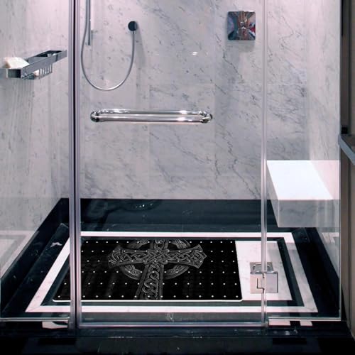 Alfombrilla de baño antideslizante para evitar caídas con ventosas 7
