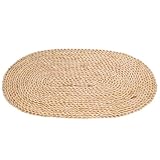 ULTECHNOVO Natürliches Hitzebeständiges Rutschfestes Tischset Aus Geflochtenem Maisstroh Dekoratives Isolierendes Küchentopf-untersetzer Oval Vielseitig Für Esszimmer Und Restaurant Geeignet