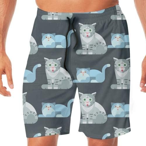 Amazon メンズファッション 夏 服 5 分 丈 ハーフパンツ かわいい猫 短パン 部屋着 M Xxl 大きいサイズ ショートパンツ 通販