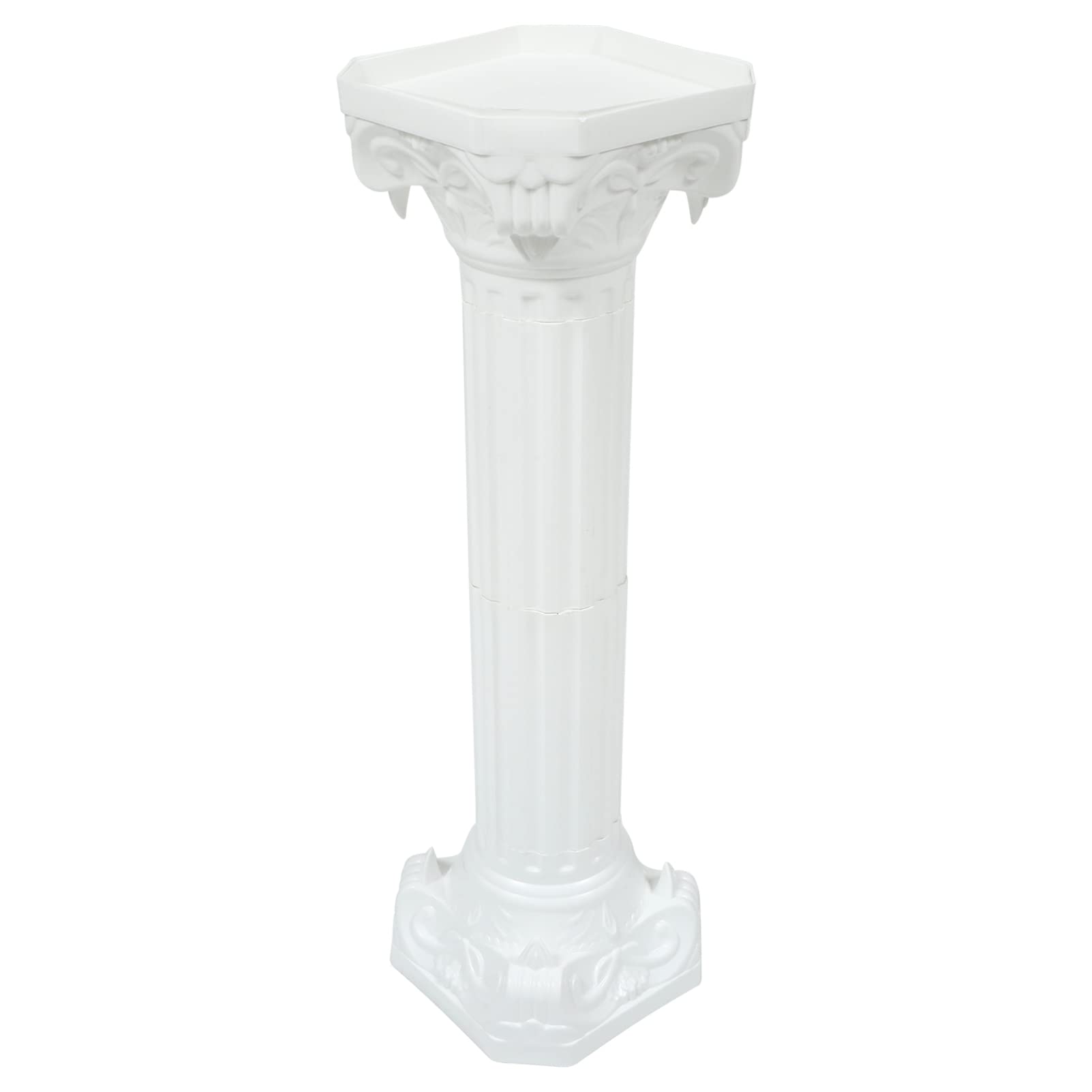Angoily Pilar Romano De Boda Columna Romana Decorativa para Jardín Y Exterior Pedestal Versátil De 34.64X10.62X10.62In para Guía De Y Decoración De Fiesta