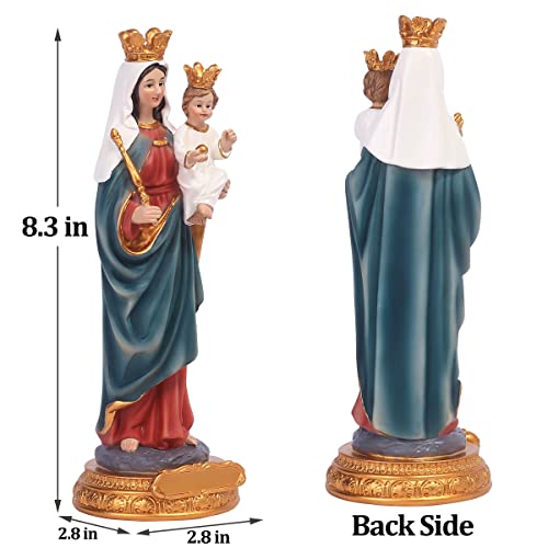 Estatua de 21 cm Mary Help of Christians en Resina miniatura 2