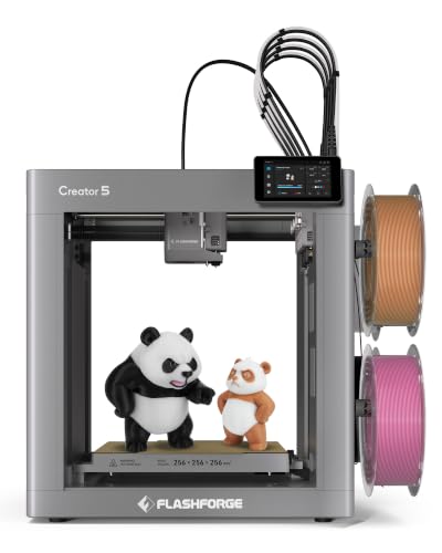 Image of FLASHFORGE Creator 5 3D Printer,4-Toolhead 7s Toolchanger,Near Zero Waste