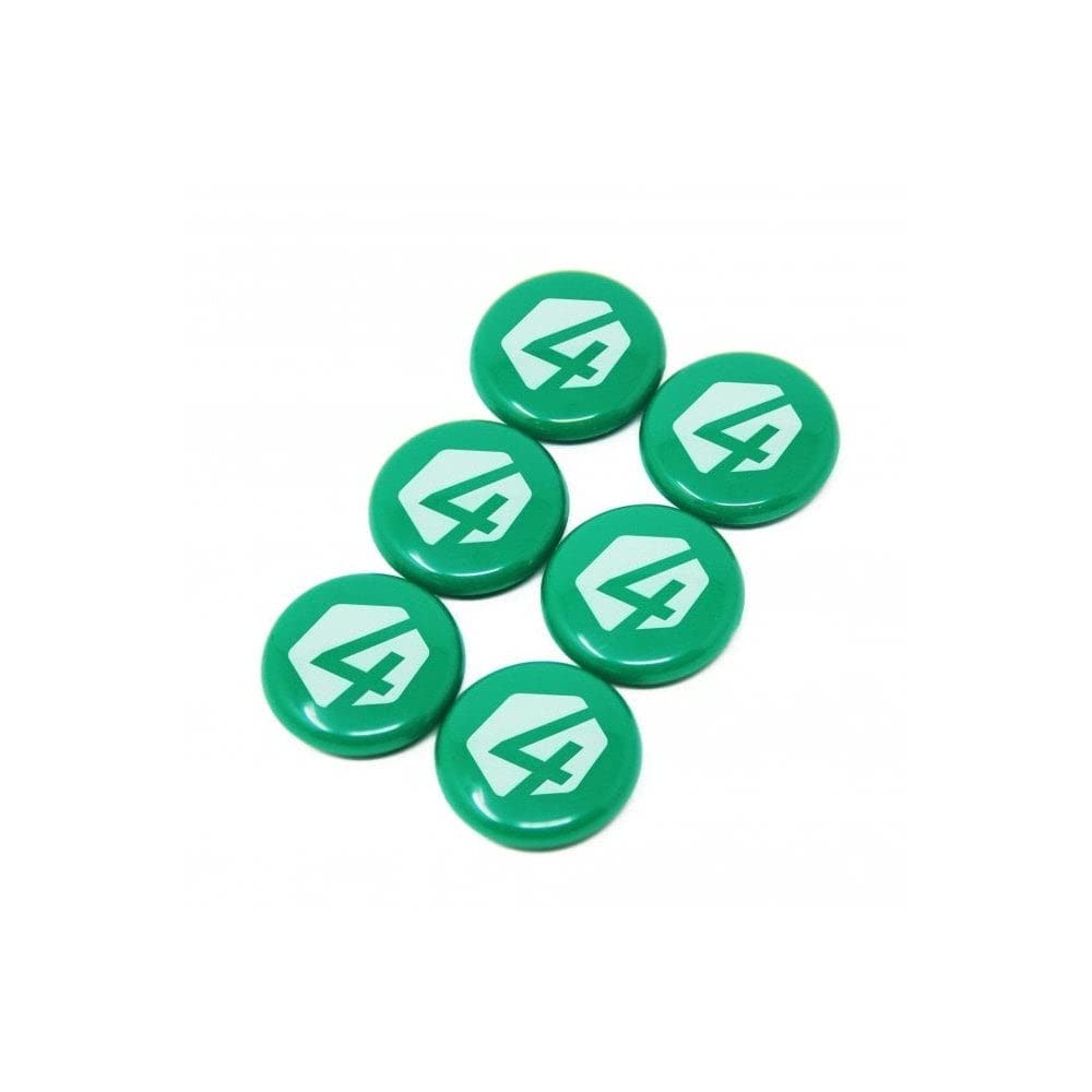 12 Mannets de Planification Hight Power Impressionnements pour Power pour Frige, Blanc, Bande Mémo - 40mm de diamètre x 11mm de Haut - 2 Packs de 6