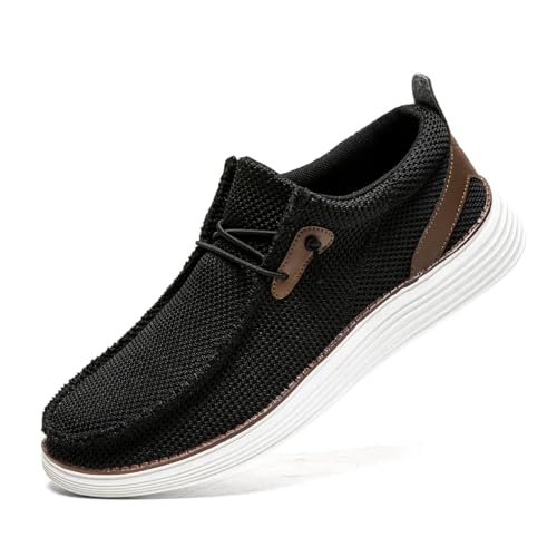 Men's Loafers Shoes Slip On Boat Shoes Walking Sneakers Lightweight Casual Fashion Gym Driving Breathable Wide Shoes