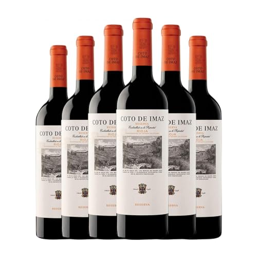 Coto de Rioja Coto de Imaz Tempranillo Rioja Reserva 75 cl Vino tinto (Caja de 6 Botellas de 75 cl)