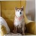 UPKOCH 2pcs Stylish Jewelry with Heart Pendant for Small Dogs and Cats Comfortable Fit for Fashionable Pet Accessories