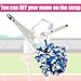 lasuroa Pom Pom Holder, Adjustable Pom Holder for Backpack Cheer Cheerleading Pom Holder Cheer Pom Holder Custom Made Pom Holder Pom Poms Cheerleading Accessories for Teen Girls Sports(White)