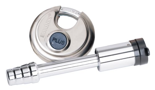 Brinks 3050-021-3T Kugelhalterungsschloss-Set, Hundeknochen und Diskusschloss, Edelstahl, 1,27 cm - 1,6 cm