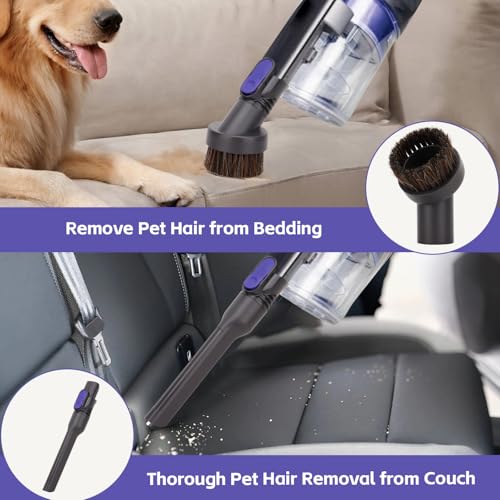 IX141 Vacuum Replacement Attachments for Shark Cordless Vacuums Ix141 Iz462h Iz483h Iz363ht Iz361h Iz163h Iz362h Removable Two-in-one Crevice Tool Brush for D-Shaped Vacuum by Sgizoku - Image 7