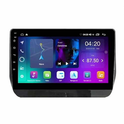Radio de coche Bluetooth para Hyundai H1 2019 con Mirror Link y 2G+32G