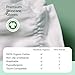 Clearbody Organics Organic Cotton Gloves - 5 Pairs, Large, White - White Cotton Gloves for Sensitive Skin - Hydration Barrier for Dry Hands