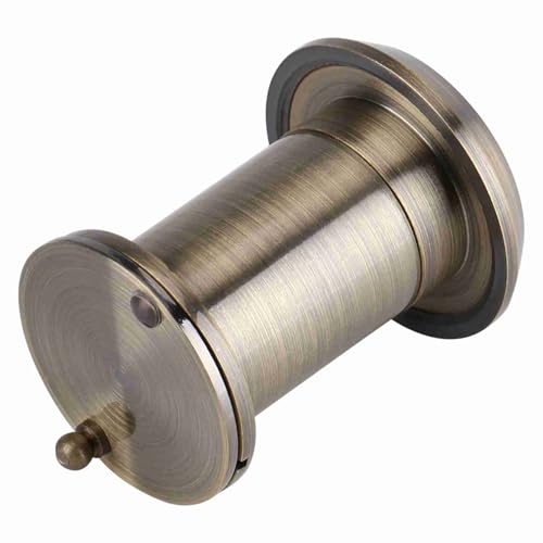 Home Door Viewer, 220 Grados Visor Óptico de Vidrio para Puerta, Kit de Mirilla de Ángulo Amplio para Seguridad en el Hogar (Bronce) miniatura 6