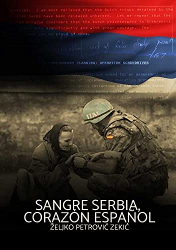 Portada de Sangre serbia; corazón español