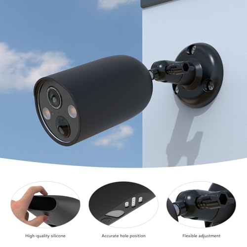 Support mural pour TP-Link Tapo C425 avec coque silicone protection