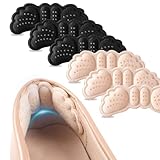 6 Pairs Heel Pads for Shoes: Heel Grips for Women Men - Heel Cushion Pads Heel Inserts for Shoe Too Big - Ultra Soothing Heel Protectors for Heel Pain Heel Slipping Blisters Friction
