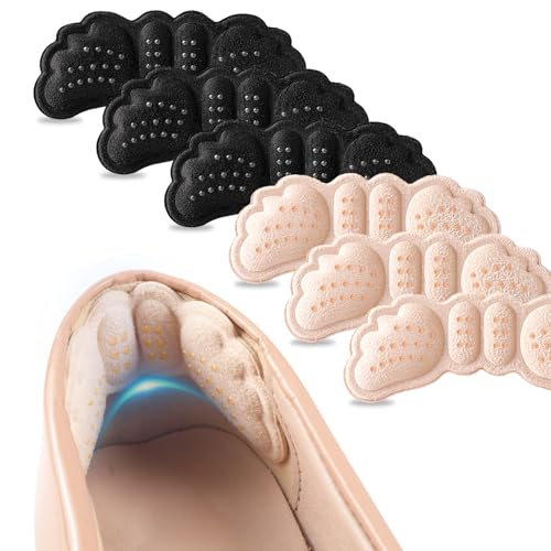6 Pairs Heel Pads for Shoes