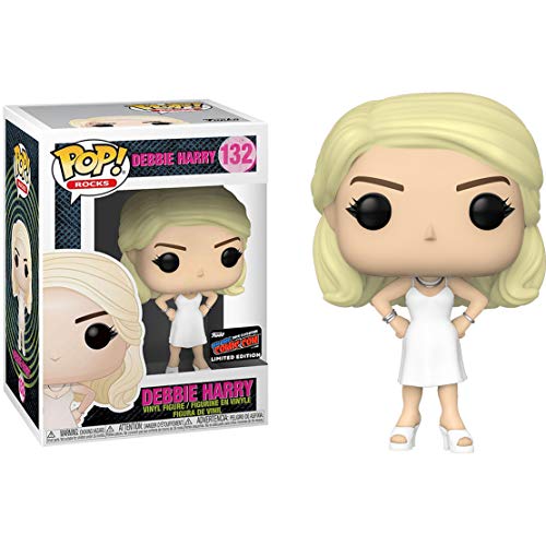 Debbie Harry (2019 NYCC Exc): Fun ko Pop! Rocks Vinyl Figure & 1 Compatible Graphic Protector Bundle (132 - 43408 - B)