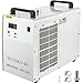 Produktbild VEVOR Industrieller Wasserkühler, Wasserkühlung 6 L, CO2 Laser Wasserkühler Chiller,1,4 kW Kompressorleistung, R-407C Industrial Water Chiller, Genauigkeit ±0,3 °C, Kühlleistung 1700 W, 220 V