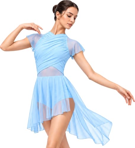 WYHDY Women Lyrical Dance Costume Dress Contemporary Costume(23706-25-M)