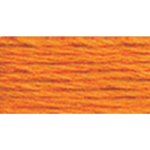 Hilo de algodón perla DMC 116 8-740 color mandarina miniatura 1