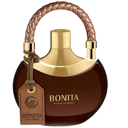 Perfume Arabe BONITA, Perfume de mujer 100 ml | Eau de Parfum para Élla | Sándalo, Vainilla, Bergamota, Lavanda, Lirio, Geraneo |