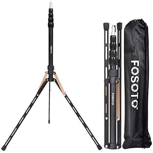 FOSOTO ���C�g�X�^���h �R���p�N�g �ō�����191cm�A���~�� �܂肽���ݎ� �O�r�X�g���{�X�^���h �ʐ^�p ���b�N�i�b�g�� ���C�u�t�H�g�B�e�ɓK���āi���F�j