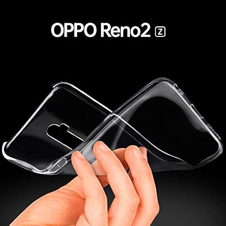Microsonic Oppo Reno 2Z için Kılıf Transparent Soft Beyaz [Reno 2Z ile Uyumlu Kılıf - Beyaz]