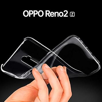 Microsonic Oppo Reno 2Z için Kılıf Transparent Soft Beyaz [Reno 2Z ile Uyumlu Kılıf - Beyaz]