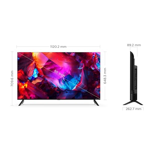 Image of BLACK+DECKER 126 cm (50 inches) A1 Series 4K Ultra HD LED Smart Google TV BXTVGU50UD2875ATIN (Black)