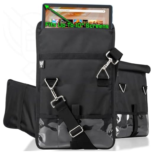 Xtreme Sight Line ~ Xecutive Faraday Bag for Tablets and Other Medium Size Electronics ~ Data Security for Executive Travel ~ Shoulder Strap Included ~ Tracking/Hacking Defense